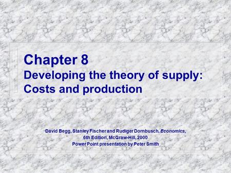 Choosing output REVENUES COSTS AR Demand curve AC (short & long run)