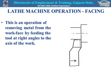 LATHE MACHINE OPERATION - FACING