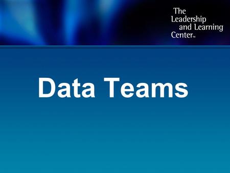 Data Teams. Which comes first – the data or the team?