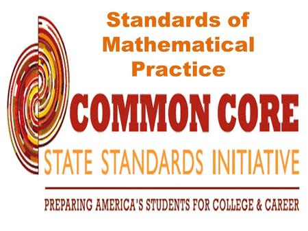 Standards of Mathematical Practice.