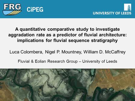 A quantitative comparative study to investigate aggradation rate as a predictor of fluvial architecture: implications for fluvial sequence stratigraphy.