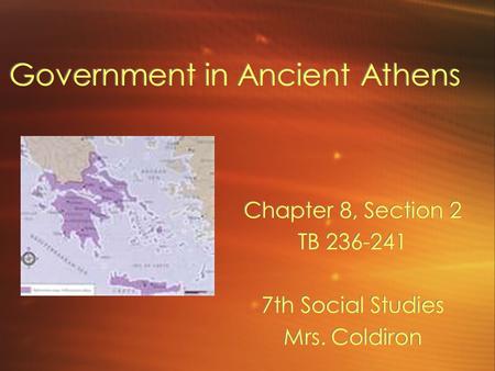 Government in Ancient Athens