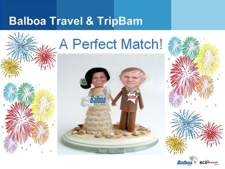 Balboa Travel & TripBam. TripBam Why TripBam? Technical Implementation Considerations Product Overview Suggestions.