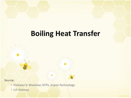 Boiling Heat Transfer Source: