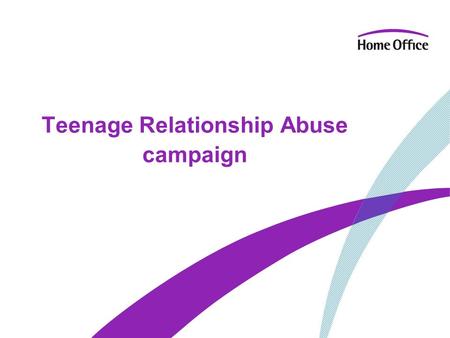 Teenage Relationship Abuse campaign. Campaign images 2.