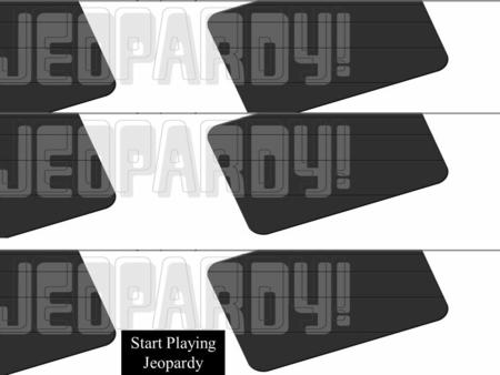 Start Playing Jeopardy Final Jeopardy Name That Sequence! What’s Your Function? Hey, Check Out My System 100 200 400 300 400 500 Analyze This! Wild Card.