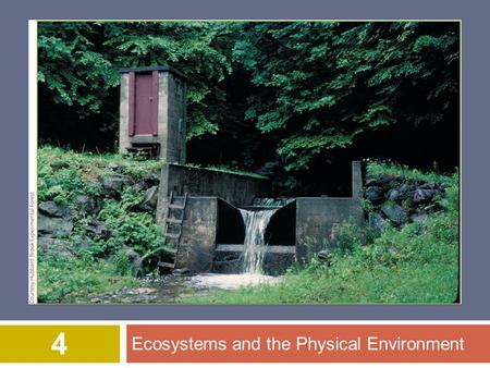 Ecosystems and the Physical Environment 4. © 2015 John Wiley & Sons, Inc. All rights reserved. Overview of Chapter 4  Cycling of Materials within Ecosystems.