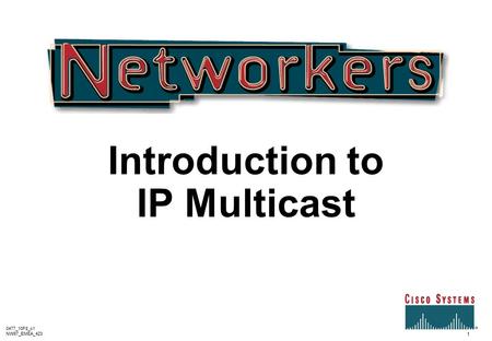 Introduction to IP Multicast