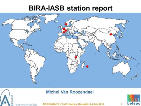 BIRA-IASB station report