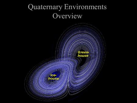 Quaternary Environments Overview. Scale of Variation.