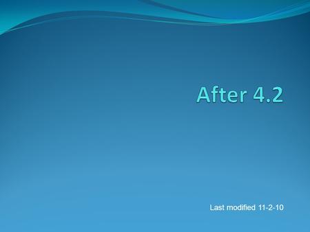 Last modified 11-2-10. All routers are using RIPv2. At what stage will this network converge, after the routers start up? A.Initial network discovery.