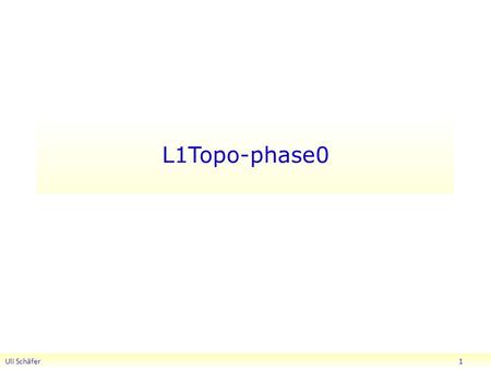 L1Topo-phase0 Uli Schäfer 1. Topo GOLD successfully used to explore technologies and initially verify 6.4Gb/s link integrity over moderate length electrical.