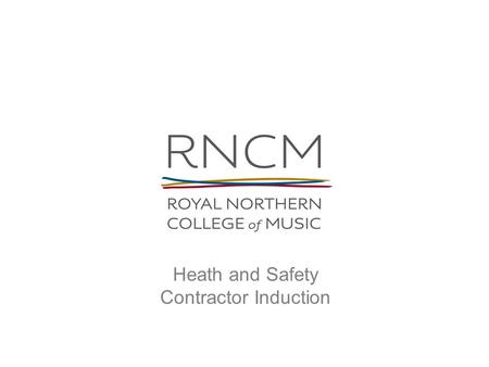 Heath and Safety Contractor Induction. AUTHORISATION TO WORK I On arriving at site, please contact your host via Reception Your host will provide a full.