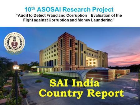 SAI India Country Report