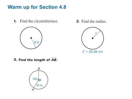 Warm up for Section 4.8.