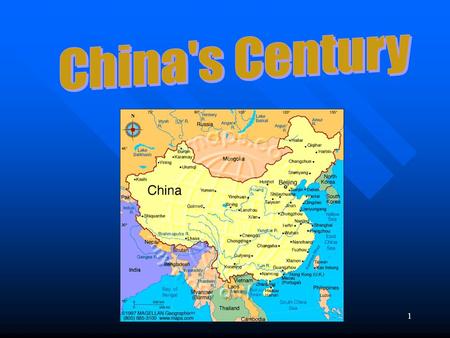 1. 2 China’s Economic Output - $ 1.6 TrillionChina’s Economic Output - $ 1.6 Trillion Expected to triple over next 15 yearsExpected to triple over next.