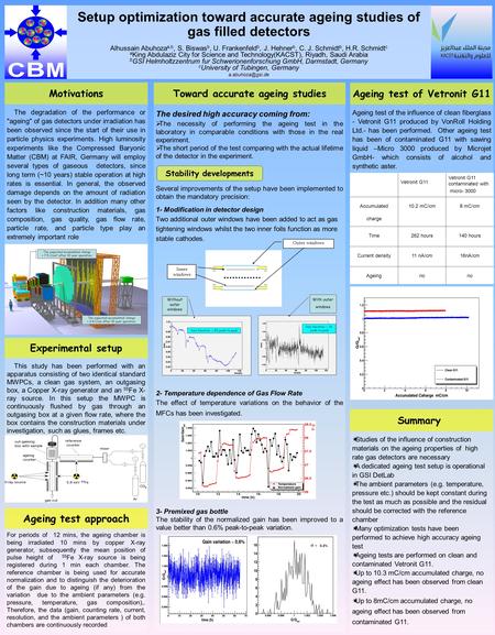 This study has been performed with an apparatus consisting of two identical standard MWPCs, a clean gas system, an outgasing box, a Copper X-ray generator.