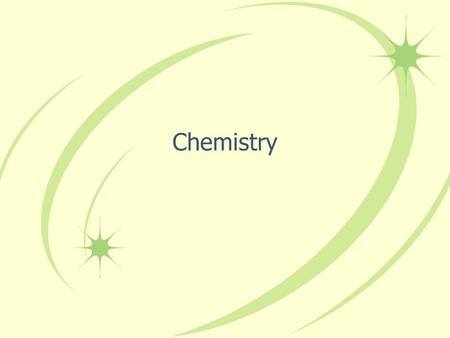 Chemistry. Chemistry Overview Inorganic Organic Biochemistry Analytical.