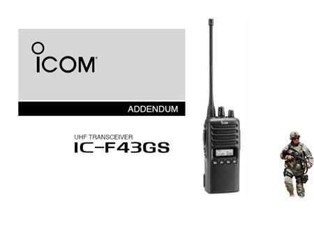 AGENDA - TASK, CONDITIONS, STANDARDS - PACKAGE AND COMPONENTS - FRONT PANEL DISPLAY - ATTRIBUTES - USING THE RADIO - BATTERY OPERATIONS - HEADSET ILLISTRATION.