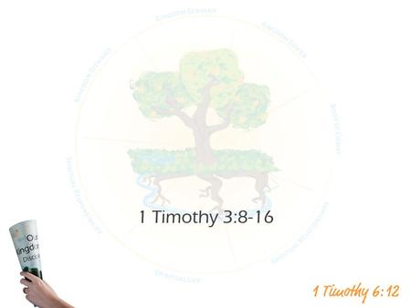 1 Timothy 3:8-16. V 8-13 (MSG) The same goes for those who want to be servants in the church: A deacon or servant must be… serious, not deceitful, not.