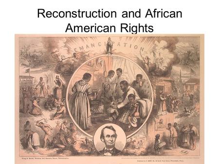 Reconstruction and African American Rights. African American Population Concentrations in 1890.