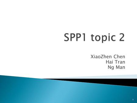 XiaoZhen Chen Hai Tran Ng Man 1. 2  What is a recession?  A Recession is a period of general economic decline; typically defined as a decline in GDP.