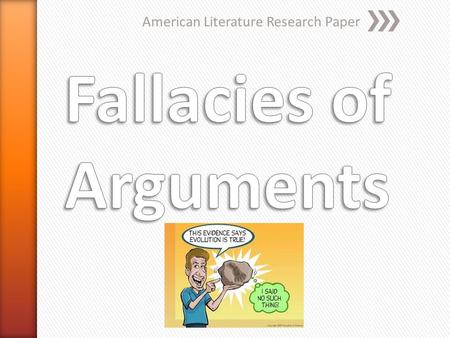 American Literature Research Paper. » An effort to understand how people attempt to influence others through language and symbolic action » This includes.