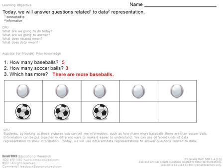 DataWORKS Educational Research (800) 495-1550  ©2011 All rights reserved. Comments? 2 nd Grade Math SDP 1.4.