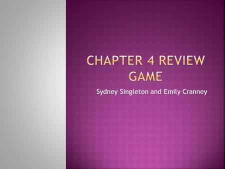 Sydney Singleton and Emily Cranney. Events in which Georgians could “gamble” for land. Winners could purchase acres of land from the state government.