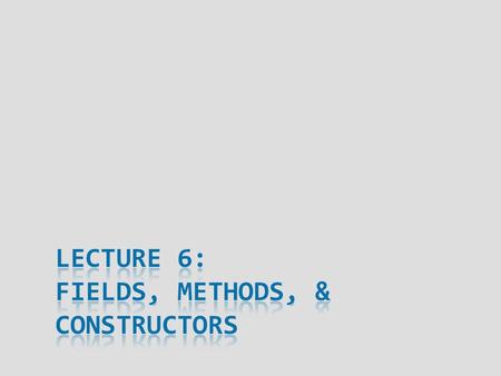 Announcements  If you need more review of Java…  I have lots of good resources – talk to me  Use “Additional Help” link on webpage  Weekly assignments.