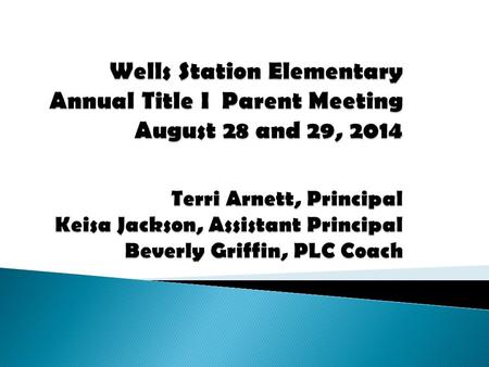  Notice of Title I School Status  Family Engagement Policies  Reporting Pupil Progress  Parent-Teacher Conferences  Parental Involvement Requirements.