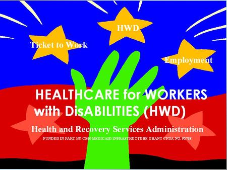 Ticket to Work Ticket to Work Work Incentives Improvement Act (TWWIIA) of 1999 or Public Law 106-170 To support the competitive employment of people with.