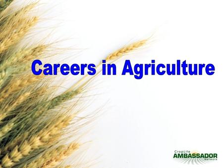 Affects Everyone Everyday of Their Lives Global population has tripled since 1950. Why is it important for farmers to grow more food while using less.