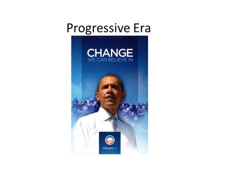 Progressive Era. Opening Come up with a problem during the Gilded Age. Now come up with a solution or law that would fix that problem.