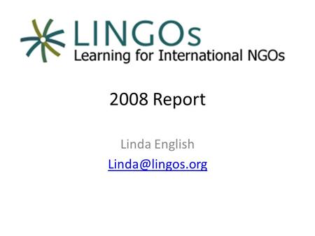 2008 Report Linda English Total Completed Courses in LMS.