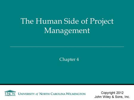 The Human Side of Project Management