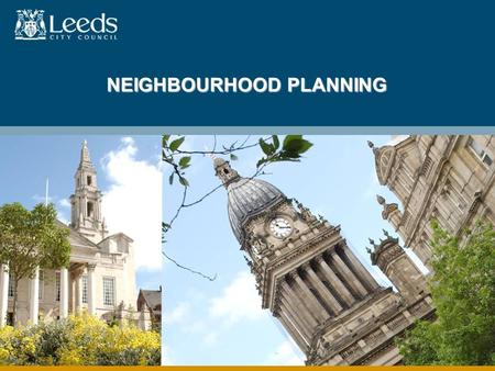 NEIGHBOURHOOD PLANNING. What this presentation covers Myth busting – the facts What are the challenges of developing a Neighbourhood Plan? What is the.