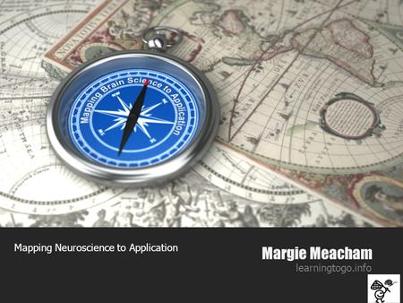 Margie Meacham learningtogo.info Mapping Neuroscience to Application.