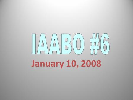 January 10, 2008. Meeting Topics Updates & Announcements Reminders & Observations Mechanics Review Play Situations Quote.