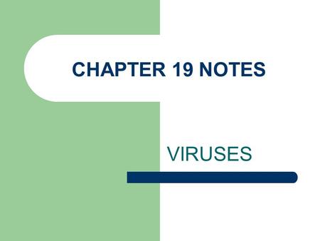 CHAPTER 19 NOTES VIRUSES CHARACTERISTICS OF VIRUSES Prokaryotic or Eukaryotic: Neither (no organelles or membranes) Unicellular or Multicellular: Neither.