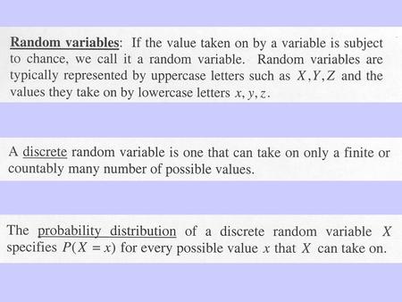 Binomial and Poisson Distribution Binomial and Poisson Distribution Topic 7.