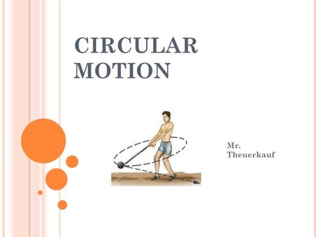 CIRCULAR MOTION Mr. Theuerkauf.