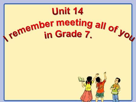  Do you have any special memories of junior high school?  Which teachers will you miss the most after junior high school?