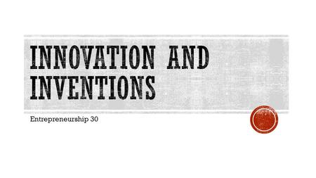 Entrepreneurship 30.  Entrepreneurs may seek a business venture in one of two ways:  Idea-Driven Enterprise  Market-Driven Enterprise.