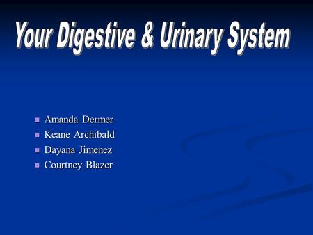 Amanda Dermer Amanda Dermer Keane Archibald Keane Archibald Dayana Jimenez Dayana Jimenez Courtney Blazer Courtney Blazer.