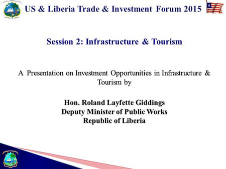 US & Liberia Trade & Investment Forum 2015