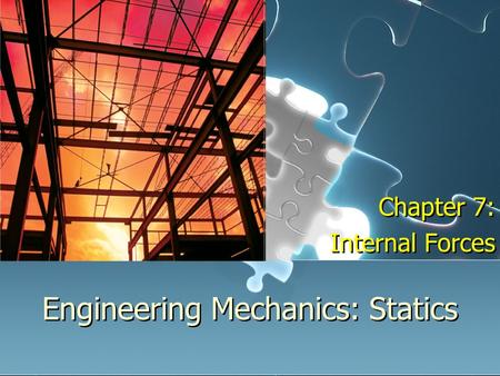 Engineering Mechanics: Statics