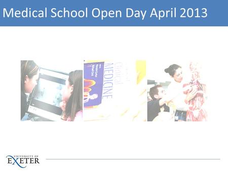 Medical School Open Day April 2013. Impact Q. Before/After attending the OD at the Uni, how likely were you to apply to the UoE Medical School? Q. If.