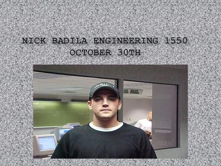 MondayTuesdayWednesdayThursdayFriday Calculus II10 to 11 Intro to engineering 11 to 12 Physics5 to 7 Physics lab2 to 5 Engineering lab 2 to 5.