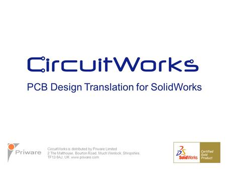 - Short presentation to give a general overview of CircuitWorks